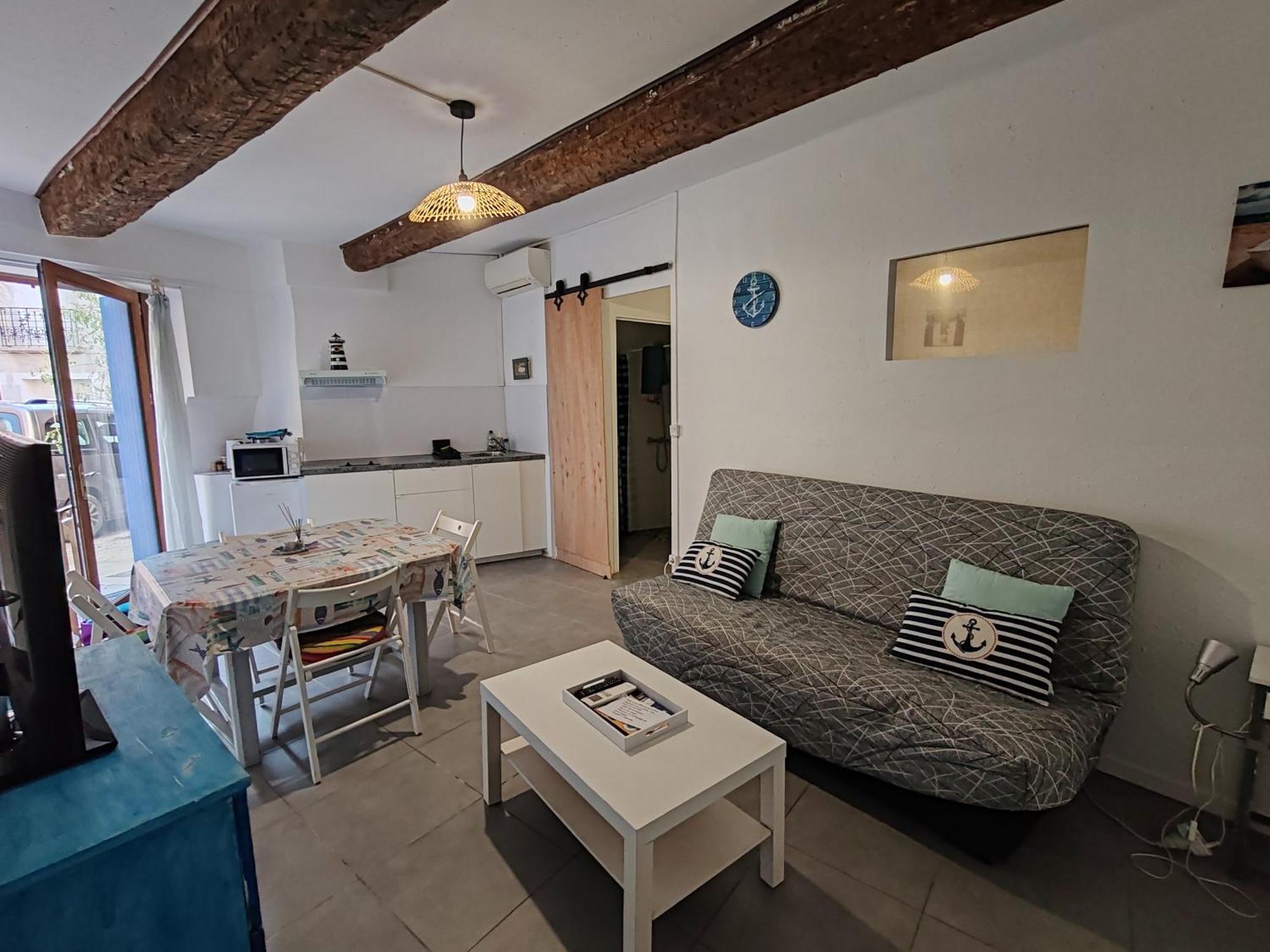 Apartamento Joli T2 Ambiance Nautique Climatise Et Bien Situe Marseillan  Exterior foto